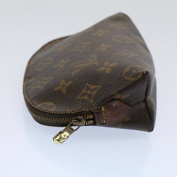 LOUIS VUITTON Monogram Pochette Cosmetic PM Cosmetic Pouch M47515 LV Auth bs9045 - Picture 3 of 16